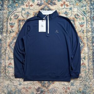 Rhoback NWT Performance Q-Zip Golf Shirt Small